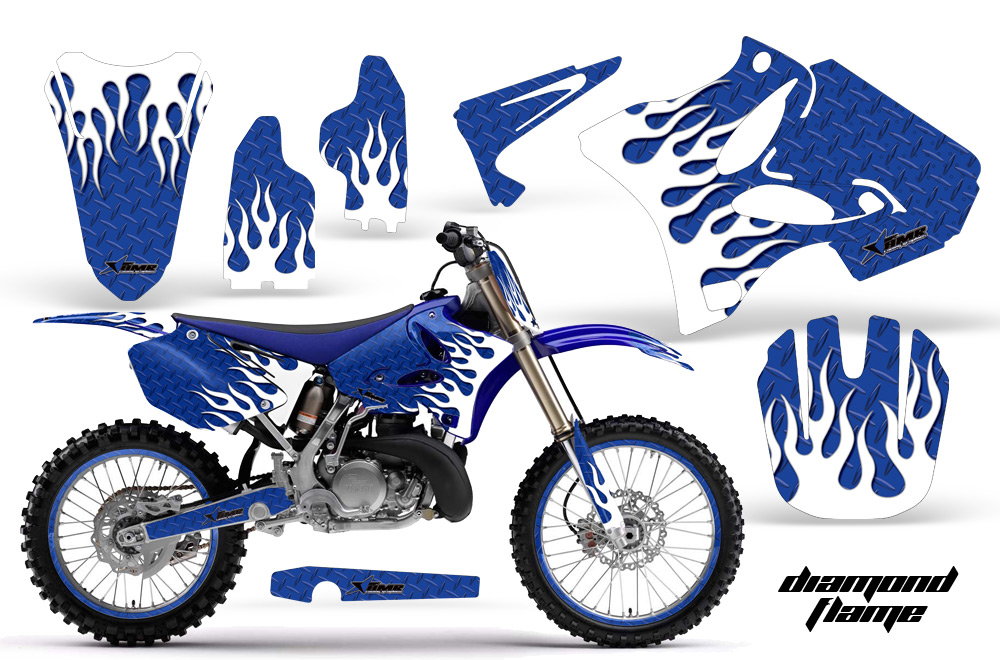 Yamaha YZ125 YZ250 96-11 Graphics Kit DF BLW NPs